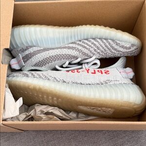 adidas blue and grey Yeezy Sneakers